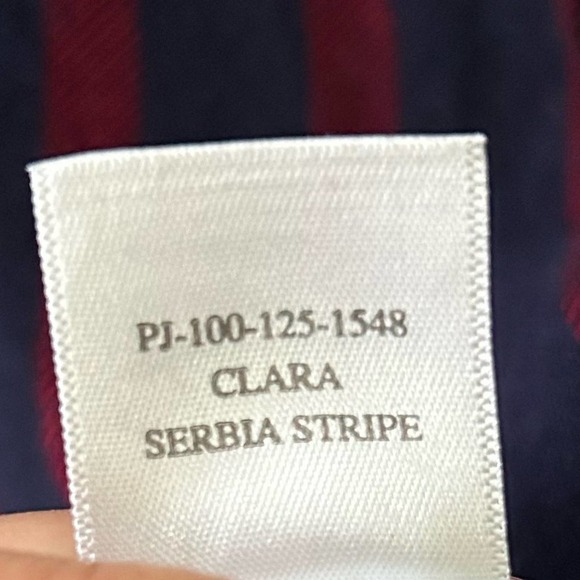 Rails Clara Stripe Pajama Top Size Medium - Picture 4 of 9